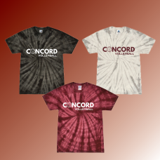 Concord Volleyball Tie Dye Tee